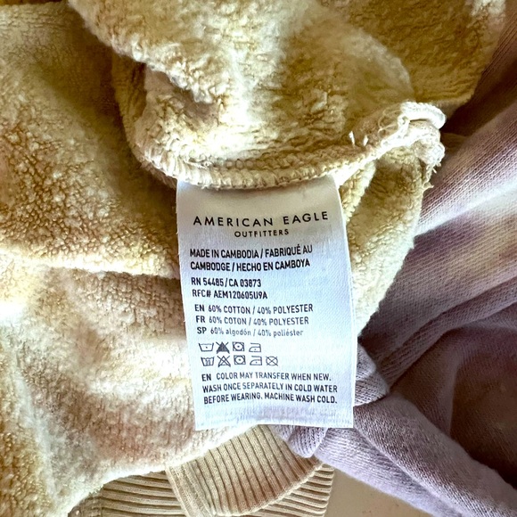 American Eagle Tie Dye Sweatwshirt - Picture 2 of 4
